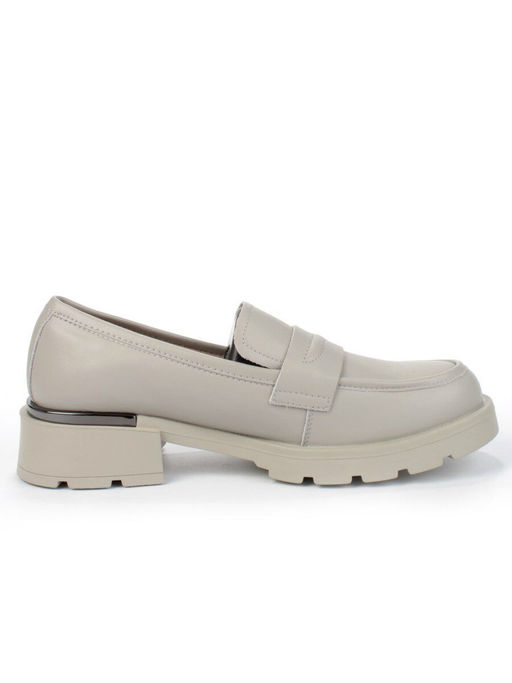 01-PDS132-2 GRAY Ботинки демисезонные женские (натуральная кожа)