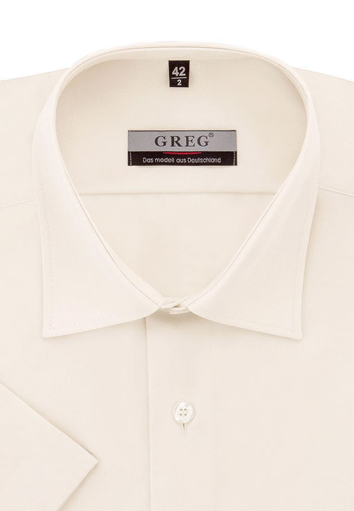 Сорочка мужская короткий рукав GREG 520/309/BG/ZV
