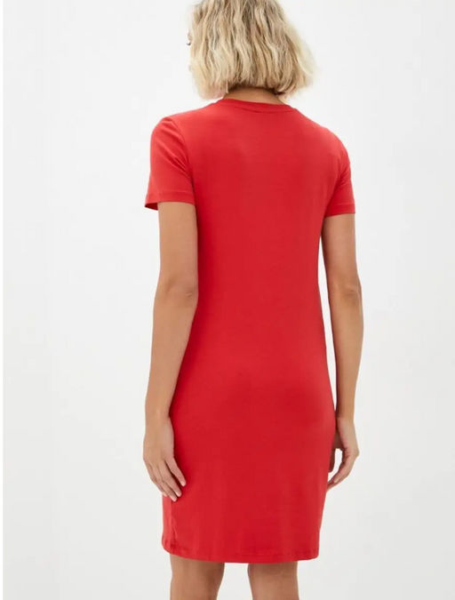 Синее платье из хлопка - Incity фото 3