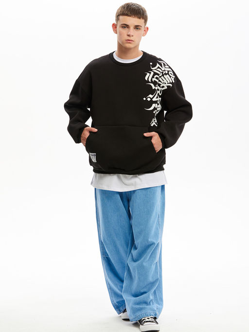 Свитшот черный 203141304 - Nota bene фото 2