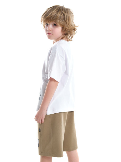 Футболка Boys 22-9010 белый - Mini maxi фото 6