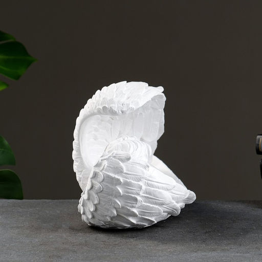 Фигура Ангел в крыле большой 17?38?21 см, белый