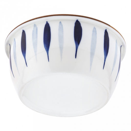 Травы Салатник-контейнер фарфоровый 640мл, д14,8х6,9см, круглый, с деколью, отводка, пластмассовая крышка, герметичная, с клипсами, с силиконовым уплотнителем (Китай) - Домашняя мода фото 6