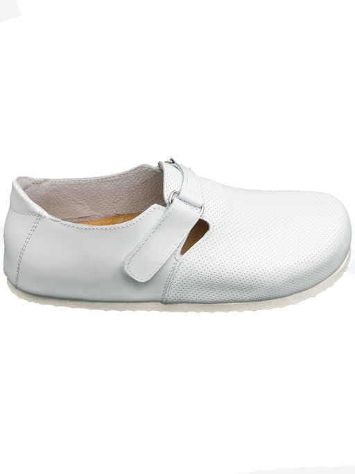 02 | Milos | Мужские полуботинки (белый перфорация) - Milka shoes&more фото 2