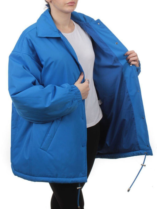 H24-216 BLUE Куртка демисезонная женская (100 гр. синтепон) - Fashion фото 7