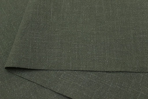 Крапива Рами (Ramie) цв.Темный серо-зеленый, ш.1.4м, крапива-100%, 220гр/м.кв - Купава фото 5