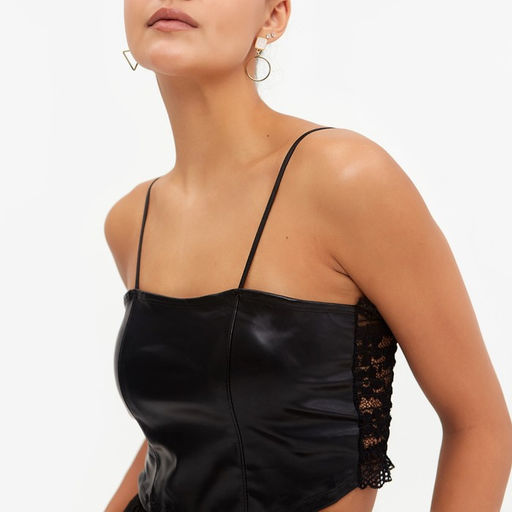 Топ женский Collorista, чёрный, размер 42-44