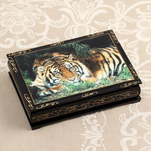 Шкатулка Животные, 10?14 см, лаковая миниатюра, микс - Simaland фото 6