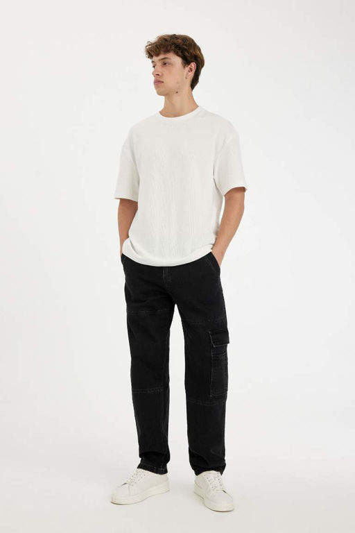 Широкие джинсовые брюки Relax Fit - Defacto фото 3