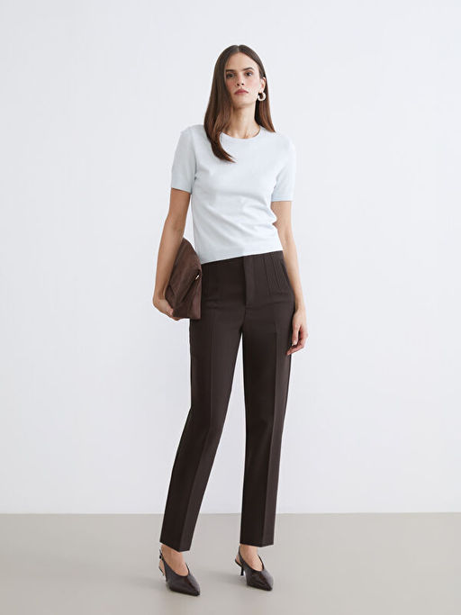 Carrot Fit Kad?n Pileli Pantolon