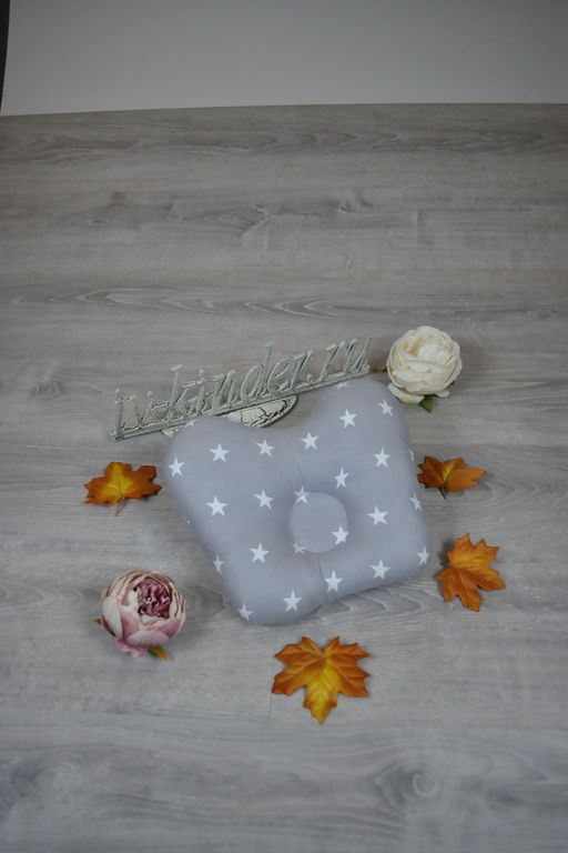 Подушка ортопедическая для новорожденного Бабочка