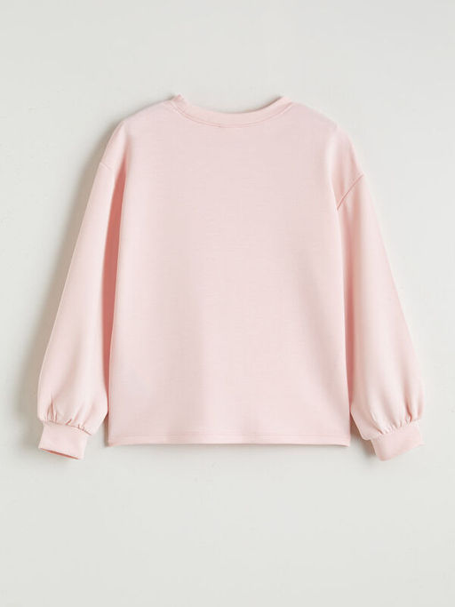 Bisiklet Yaka K?z ?ocuk Pijama ?st