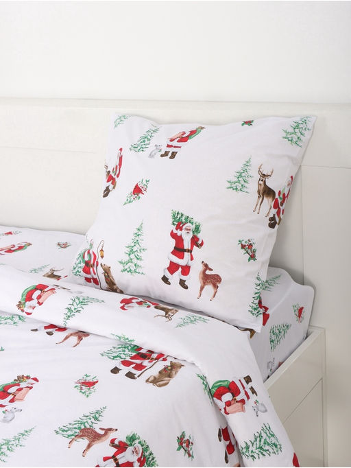 Постельное бельё 2-спальное Этель. Новогодний лес (вид 2), поплин