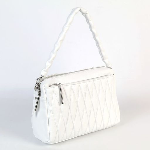 Женская кожаная сумка 2208 Вайт - Cidirro фото 3
