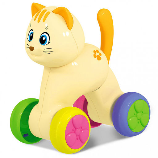 Игрушка-покатушка Веселый котик 18,5х10х19,5см, полипропилен, картонный вкладыш, Stellar (Россия) - Домашняя мода фото 3