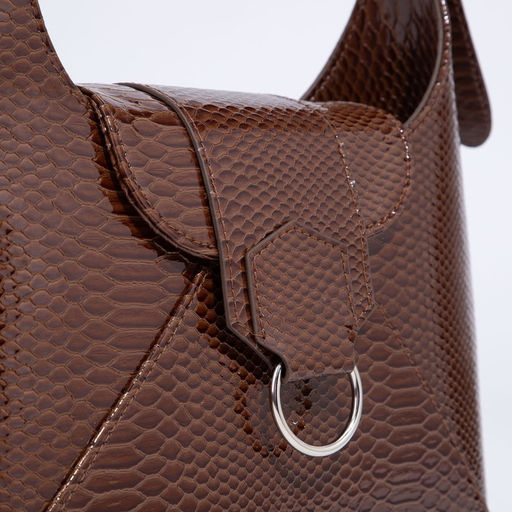 Сумка женская на молнии, цвет коричневый - Simaland фото 4