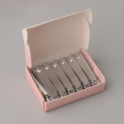 Цена за 12 шт. Кусачки книпсер маникюрные, с пилкой, 5.5 см, в коробке