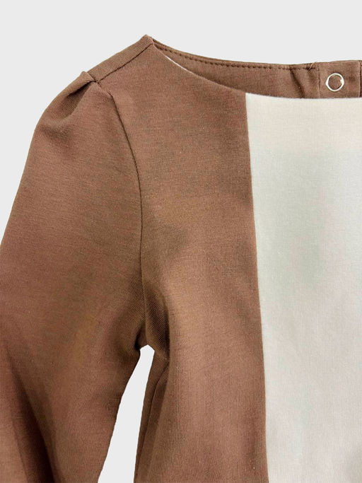 Футболка (лонгслив)	 UD 1289 коричневый - Mini maxi фото 5