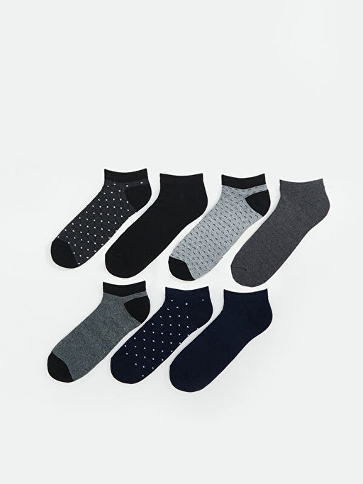 Desenli Erkek Patik ?orap 7li