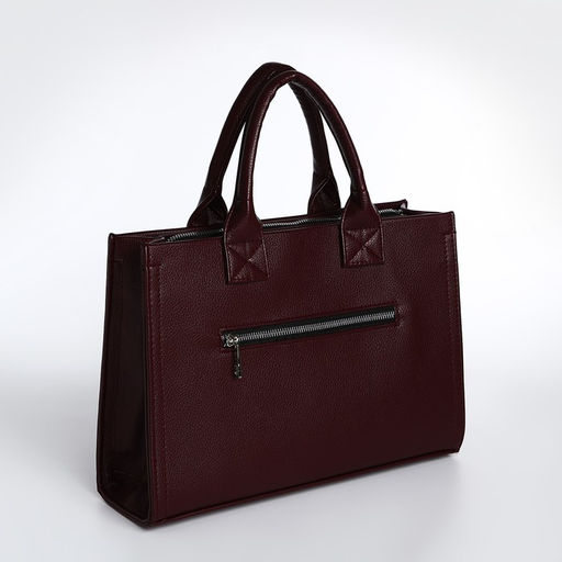 Сумка женская TEXTURA, тоут, средний размер, цвет бордовый  фото 2