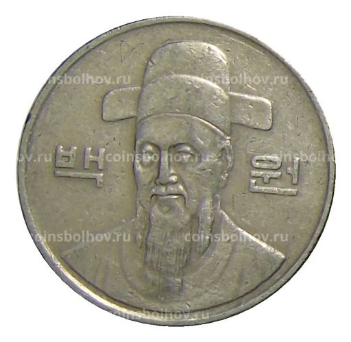 100 вон 1992 года Южная Корея