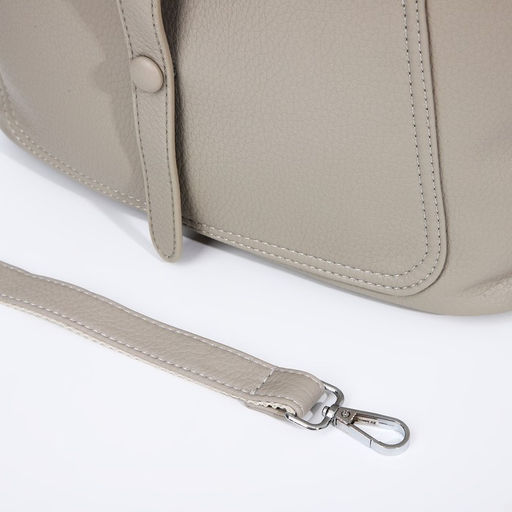 Сумка-тоут на молнии, 2 наружных кармана, цвет серый - Simaland фото 6