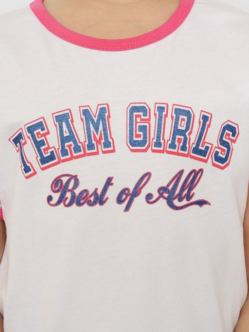 CRB wear/CSKG 63810-20-408 Футболка для девочки,белый/Ex.Cherubino  фото 5