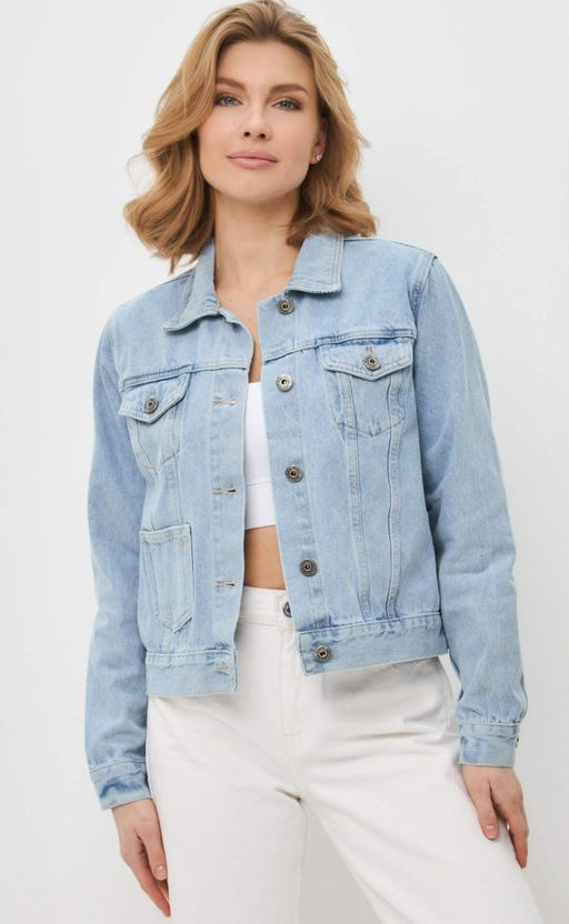 Куртка джинс P312-1230 l.blue - Primm фото 2