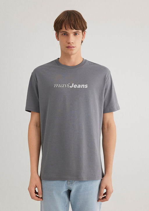 Mavi Jeans Nak?sl? Gri Tisort  фото 3