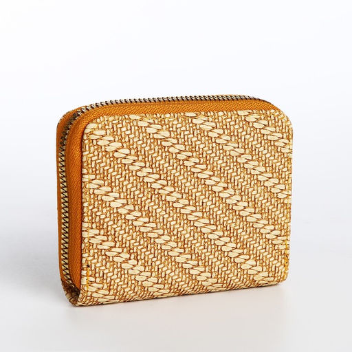 Кошелёк на молнии «Сердце», жёлтый