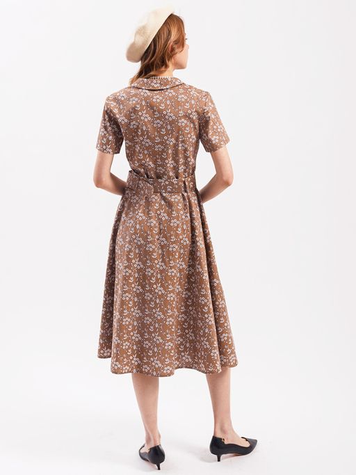 ВИДЕООБЗОР Платье  из 100% ХЛОПКА с V-образным вырезом - Tantino фото 5