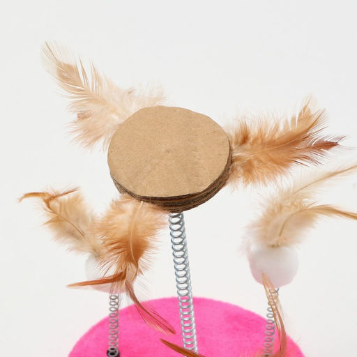 Дразнилка на основании Праздничная, 15 см, коричневая/белая/розовая - Пижон фото 2