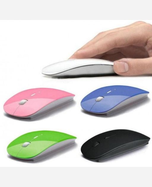 Беспроводная ультра-тонкая мышь 2.4 G, цвета в ассортим 9046251 - Yiwu youda import & export co фото 4