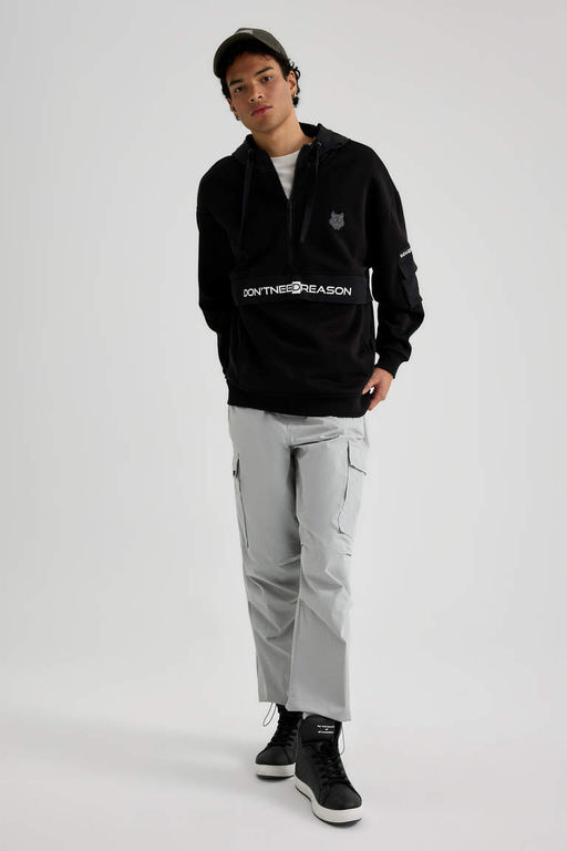 Брюки с карманами-карго Parachute - Defacto фото 2