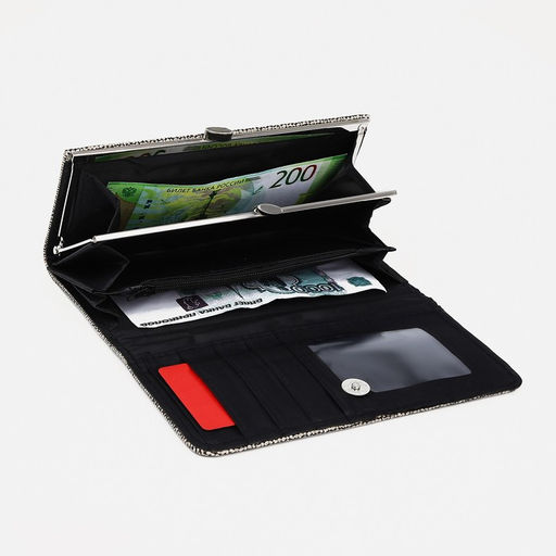 Кошелёк на магните, цвет серый - Simaland фото 3