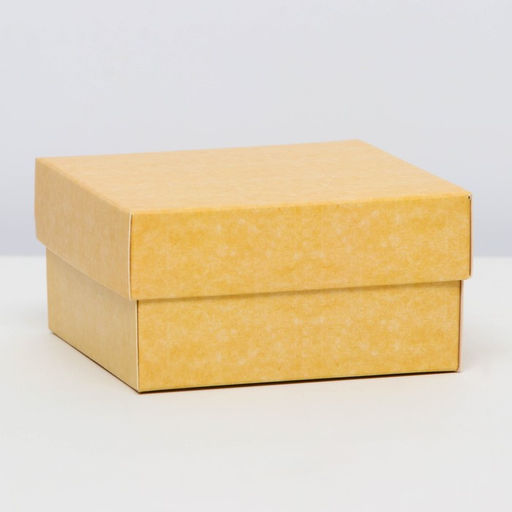 Цена за 5 шт. Коробка подарочная складная, упаковка, крышка - дно, крафт, 10?10?5 см