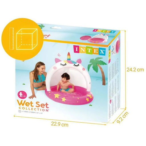Бассейн Единорог 254х132х109см, от 2-х лет INTEX  фото 4