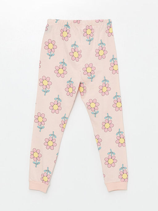 Beli Lastikli Bask?l? K?z Bebek Pijama Alt - Waikiki фото 2