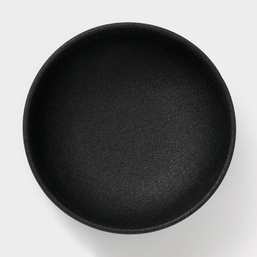 Салатники Magistro Carbon, 250/650/1.2 л, d=11/16/19.5 см, набор 3 шт., керамика, чёрные