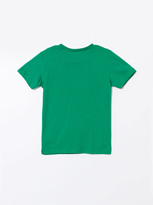 Bisiklet Yaka Bask?l? Erkek Bebek Ti??rt - Waikiki фото 3