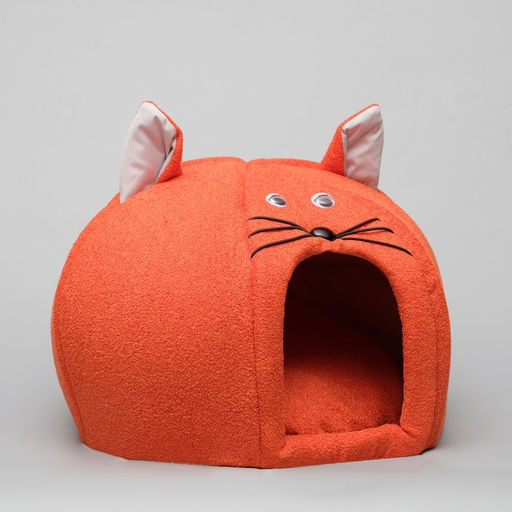 Дом Кот, 40 х 40 х 29 см, мебельная ткань, микс цветов - Пижон фото 2