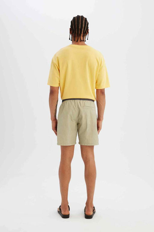 Короткие шорты для плавания стандартного кроя на сетчатой подкладке - Defacto фото 5