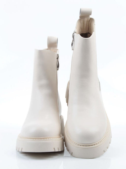 04-PAT17-2Z MILK Ботинки зимние женские (натуральная кожа, 100% шерсть)