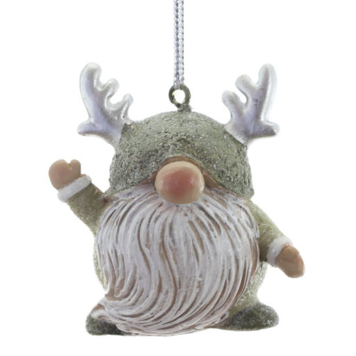 Фигурка декоративная подвесная "Гном", L4 W3,5 H5 см, 2в.