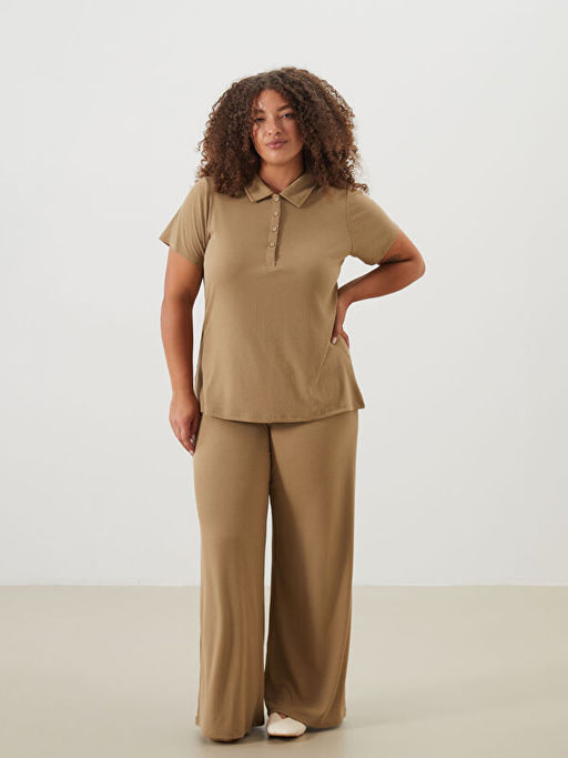 Beli Lastikli Geni? Pa?a Kad?n Pantolon