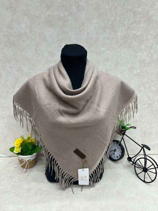 Платок в клетку из кашемира, мультицвет