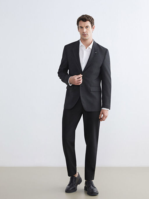 Standart Kal?p Erkek Blazer Ceket