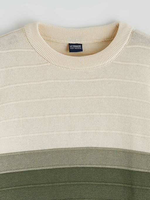 Erkek ?ocuk Bisiklet Yaka Triko Kazak