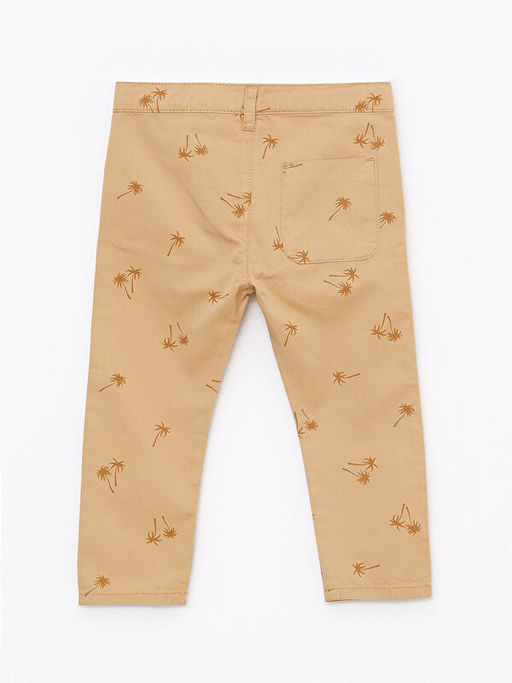 Bask?l? Erkek Bebek Pantolon