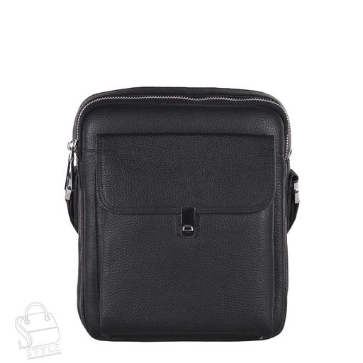 Сумка мужская кожаная 2604H black Heanbag